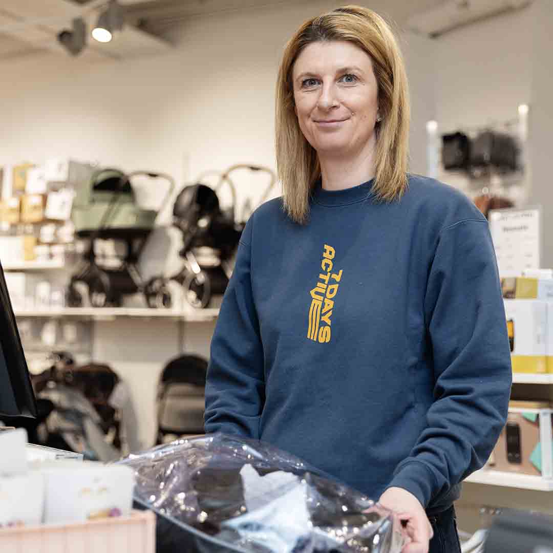 Happy employee from Ønskebørn in Frederiksberg.